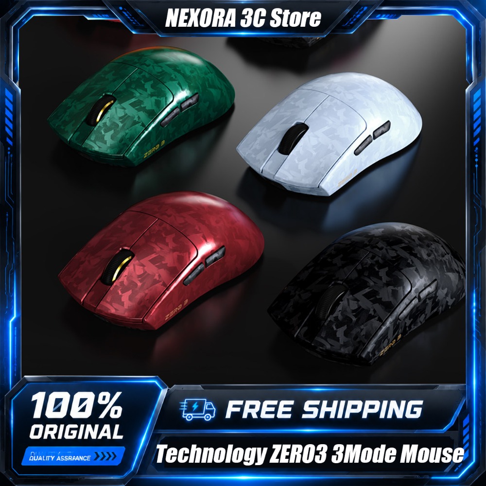 Pc Gaming Cs2 - ZERO3 Carbon Fiber Draadloze Muis Tri-Mode
