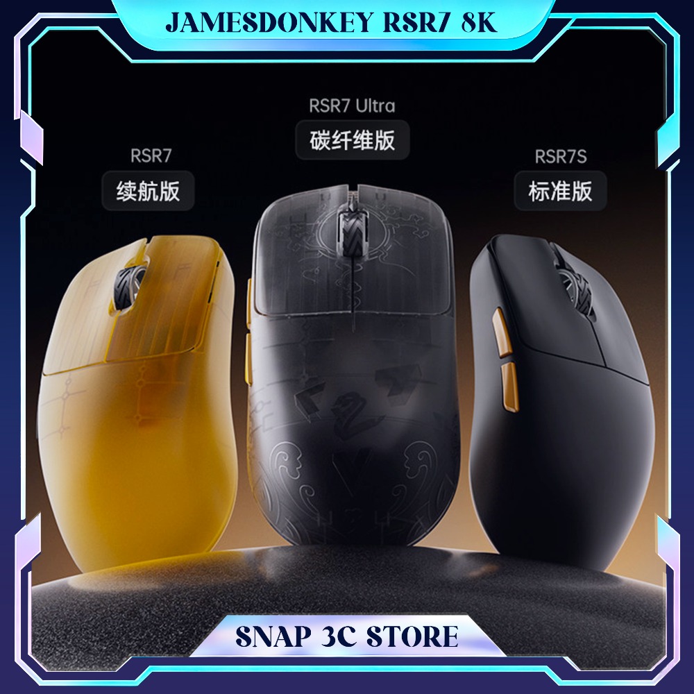 Pc Gaming Cs2 - JamesDonkey RSR7 8K Draadloze Muis Koolstofvezel