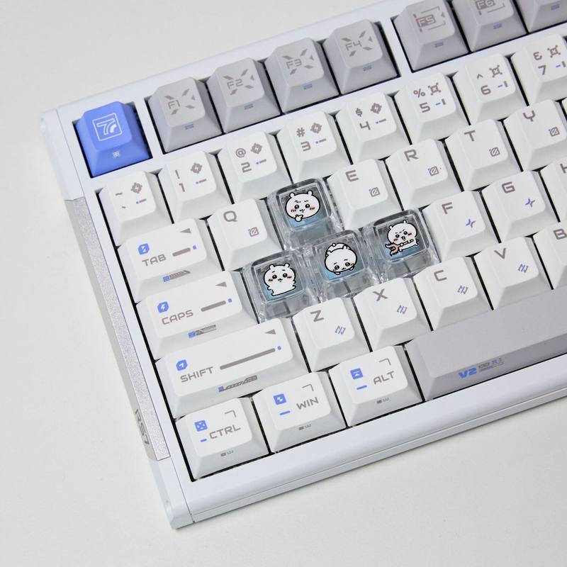 Pc Gaming Custom - Chiikawa 4 stuks handgemaakte transparante pc-keycaps