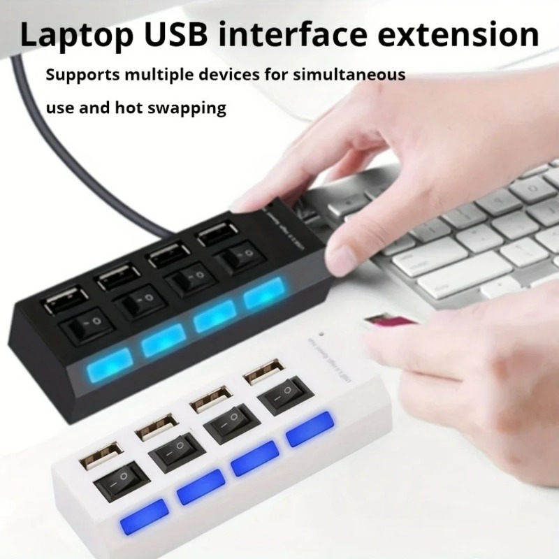 USB 2.0 Hub 4/7 Poort Splitter - Usb Hub Gaming recensie en prijs