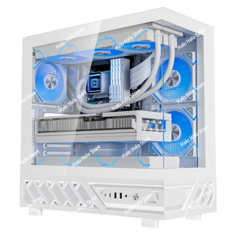 Witte Seaview ATX PC-behuizing - Pc Gaming White recensie en prijs