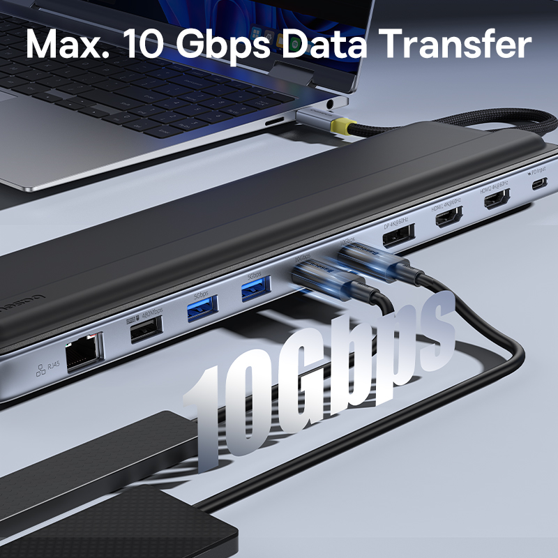 Baseus EH3 12-in-1 USB C Hub H - Usb Hub Gaming recensie en prijs
