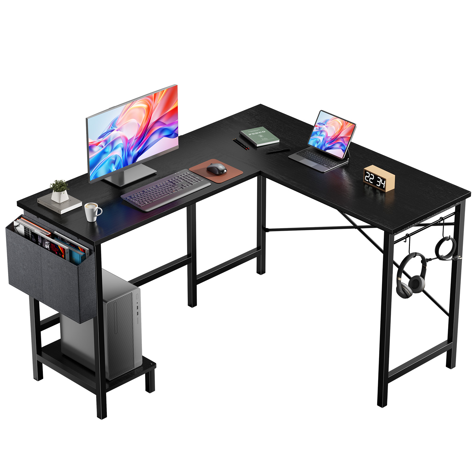 MCQ L-vormig staand bureau met - Pc Gaming Center recensie en prijs