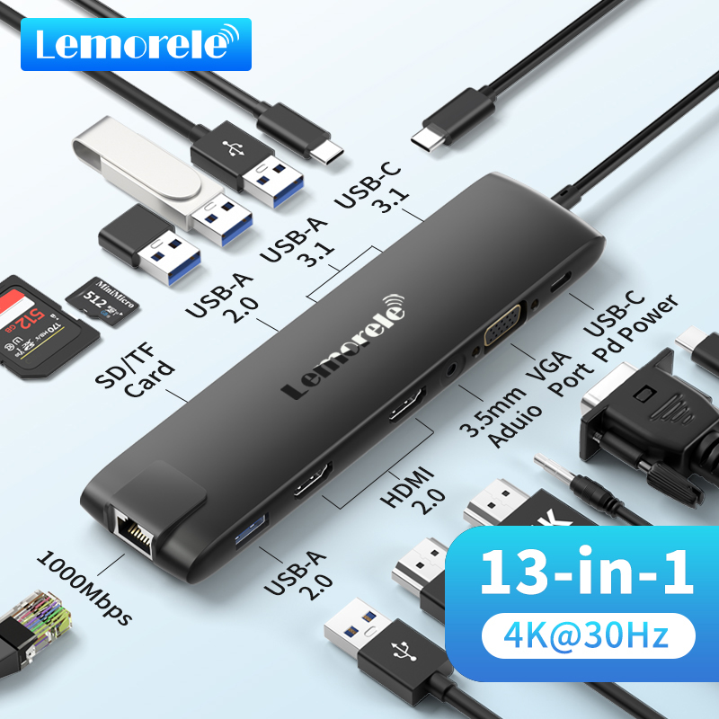 Lemorele Tc96 Usb Hub Usb 3.1  - Usb Hub Gaming recensie en prijs