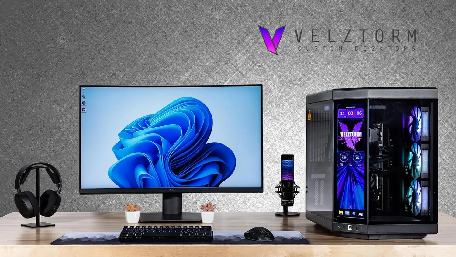 Velztorm LCD Black Praetix Cus - Pc Gaming Y70 recensie en prijs